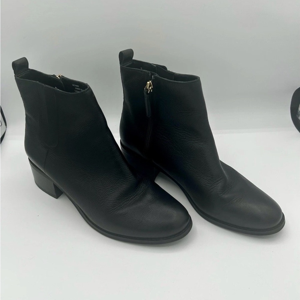 Cole Haan Black Leather Ankle Booties